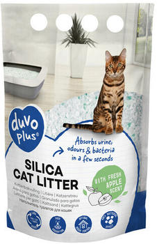 Duvo+ Silikat-Katzenstreu mit Apfelduft 5L