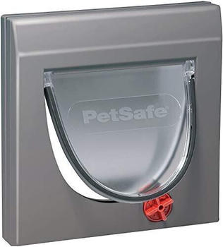 Petsafe Staywell Manual 4-Way Locking Classic Cat Flap with tunnel grey