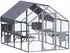 Wiltec Freilaufgehege Katzen 280 x 187 cm grau
