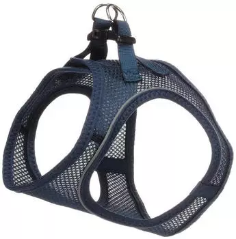 Flamingo Katze Geschirr Step&Go Berta Dunkelblau L 30-34cm 48-52cm