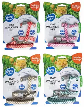 Duvo+ Duvoplus Katzen-Spazierset Retro-Herz