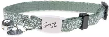 Karlie Simon&acute;s Cat by Katzenhalsband Katzenhalsb&auml;nder Nylon Gr&uuml;n 20-30x1 cm