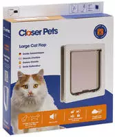 Cat Mate Katzenklappe 221 Large - Katzenklappe wei&szlig; (Katzenfutter)