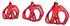 Flamingo Katze Geschirr Step&Go Berta Rot