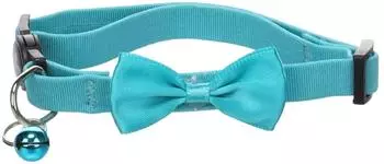 Flamingo Katze Halsband mit Schleife Castor Türkis 20-35cm 10mm