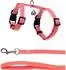 Flamingo Geschirr mit Leine Kätzchen Lomi lachsrosa