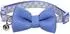 Flamingo Katzen Halsband mit Schleife Casi blau