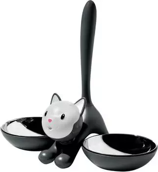 Alessi Tigrito Katzennapf schwarz