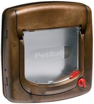 Petsafe Staywell Manual 4-Way Locking Deluxe Cat Flap - Woodgrain