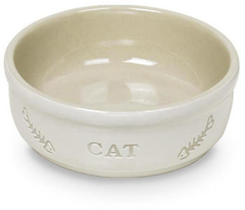 Nobby Katzen Keramikschale CAT weiß beige