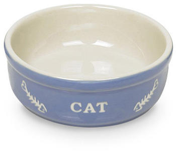 Nobby Katzen Keramikschale CAT hellblau beige