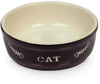 Nobby Katzen Keramikschale CAT schwarz beige