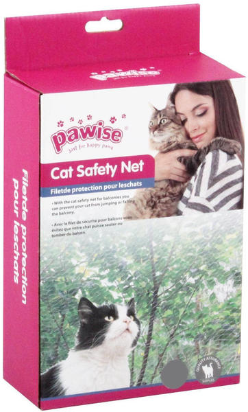 Pawise Katzenschutznetz transparent 4x3m