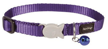 Red Dingo Katzenhalsband einfarbig violett