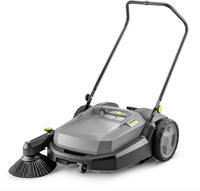 K&auml;rcher Kehrmaschine KM 70/20 C grau/schwarz mit Seitenbesen (1.517-130.0)