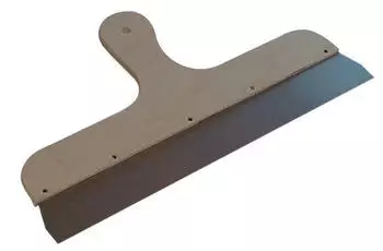 Haromac Fl&auml;chendekorspachtel 500mm Holzgriff poliertes Stahlblatt (38300500)