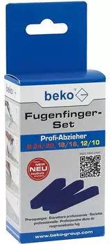 Beko Fugenfinger-Set 12/10mm, 18/16mm, 24/20mm Silikonabzieher (200 6 001)