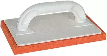 Kaufmann Reibebrett Schwammgummi fein, rot, 2mm, 150x240mm (56.695.02)