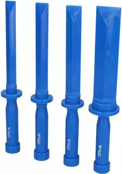 Brilliant-Tools Kunststoff-Schaber-Satz 4-tlg, Blau (BT691150)