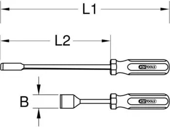 KS Tools Dichtungsschaber 12,5x300mm (907.2233)