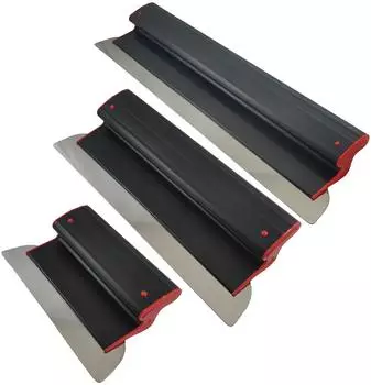 Hangato Ergoplast Flächenspachtel-Set 3-tlg. Edelstahlblatt 0,3mm 250-600mm (CT_ERGO_SET_250-600)