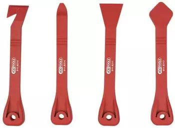KS Tools Kunststoffkeil- und Glasschaber-Satz, 4-teilig (911.8210)