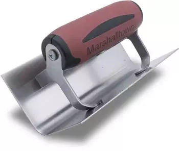 Marshalltown Innenecken-Kelle Gerundet Edelstahl DuraSoft-Griff (66SSD)