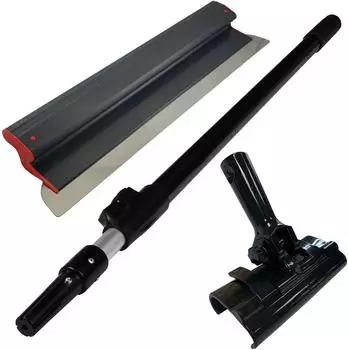 Hangato ERGO Flächenspachtel 1000mm, superflexibles Blatt 0,3mm, Teleskopstiel 1,6m (CT_ERGO_SET_1000_K)