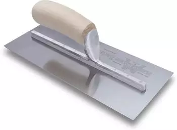 Marshalltown MXS1SS Glättekelle 11x4,5" Edelstahl, Holzgriff (MXS1SS)