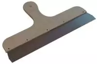 Fl&auml;chendekorspachtel B.400mm Holzgr.poliertes Stahlblatt