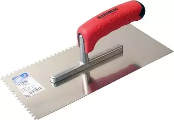 Haromac ERGO-TOP Glättekelle gezahnt 4x4mm, 280x130mm, rostfreier Edelstahl