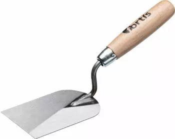 Fortis Stukkateurspachtel 80mm, Stahl, gerader Hals (4317784780650)