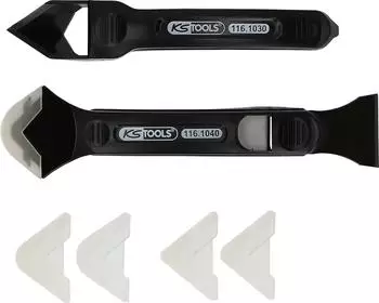 KS Tools FUGENFIX Silikon-Schaber- und Abziehersatz, 7-teilig (116.1050)