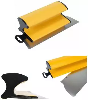 VOREL Flächenspachtel Edelstahl 250mm, 0,3mm, Z-Griff (06001)