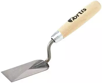 Fortis Stukkateurspachtel 40mm, Stahl, gerader Hals