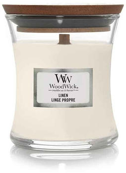 WoodWick Linen Kerze 85g