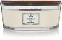 Woodwick Linen Duftkerze mit holzdocht (hearthwick) 453.6 g