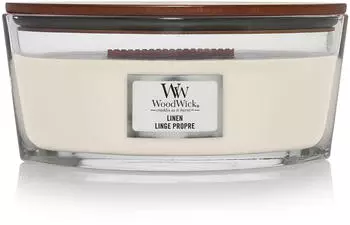 WoodWick Linen Kerze 454g