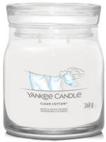 Aromatic candle Signature glass medium Clean Cotton 368 g 0,368 kg