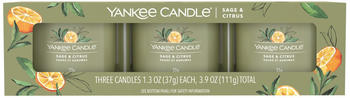 Yankee Candle Sage & Citrus 3x37g