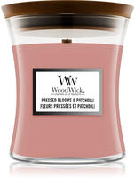 WoodWick Pressed Blooms & Patchouli Duftkerze mit Holzdocht 275 g 0,645 kg