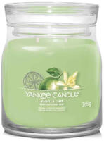 Aromatic candle Signature glass medium Vanilla Lime 368 g 0,368 kg