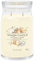 Yankee Candle Soft Wool & Amber Duftkerze 567 g, Grundpreis: &euro; 59,- / l