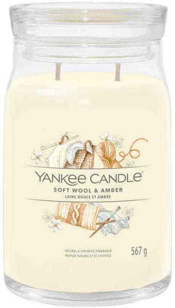 Yankee Candle Soft Wool & Amber Signature 567g