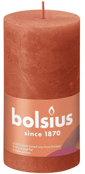 Bolsius Rustic Shine 130/68mm herbstliches orange