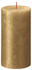 Bolsius Rustik 13x6,8cm 4 Stück shimmer gold