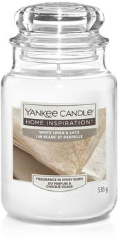 Yankee Candle White Linen & Lace Housewarmer 538g