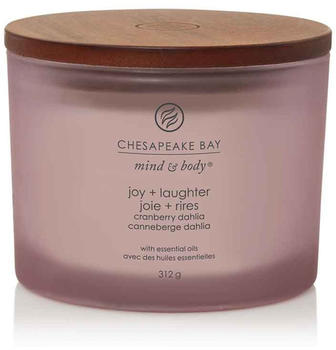 Chesapeake Bay Candle Joy & Laughter (Cranberry Dahlia) 312g
