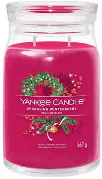 Yankee Candle Sparkling Winterberry 567g