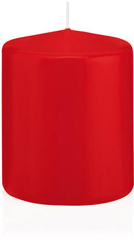 Wiedemann Kerzen Stumpen Ø80x100mm 6 Stück rot